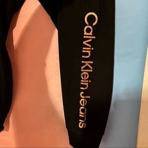 Calvin Klein Jeans sweatpants Rose gold